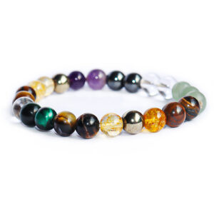 Dhan Yog Bracelet with Certificate | Multistone 7 Chakra Natural Stone Bracelet