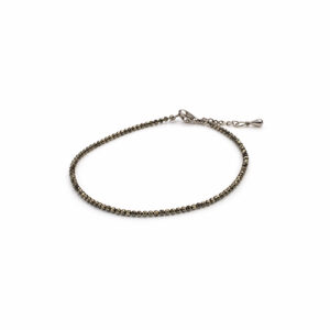 Raw Pyrite Anklet