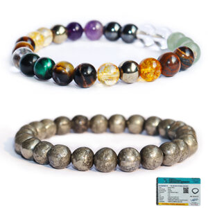 Richie Rich Combo – Raw Pyrite Bracelet & Multistone Bracelet
