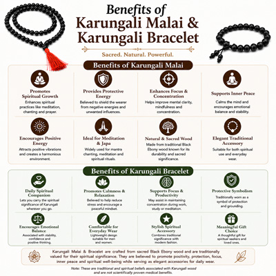 karungali mala and karungali bracelet benefits